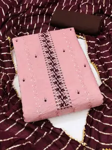 Panzora Embroidered Unstitched Dress Material