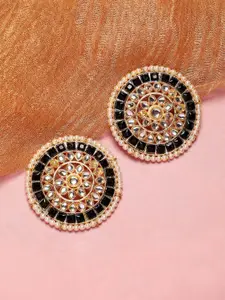 Anouk Gold-Plated Artificial Stones Studded Studs Earrings