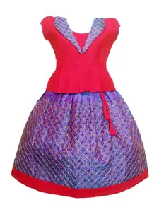 BAESD Girls Embroidered Sequinned Ready to Wear Lehenga Choli