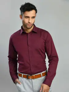 SQUIREHOOD Smart Tailored Fit Cotton Formal Shirt