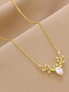 VIEN Gold-Plated Stainless Steel Necklace