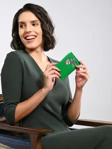 Accessorize Women Green Card Holder