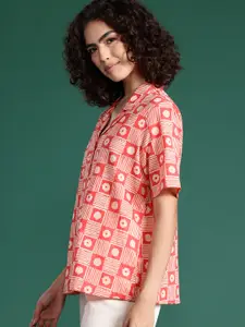 DressBerry Pure Cotton Printed Casual Shirt