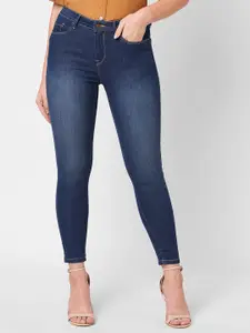 Harvard Women Skinny Fit Mid Rise Clean Look Stretchable Jeans
