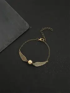 Yellow Chimes Gold Plated Bracelet