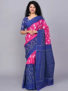 JALTHER Ethnic Motifs Printed Pure Cotton Saree