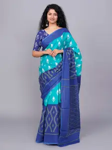 JALTHER Ethnic Motifs Printed Pure Cotton Saree