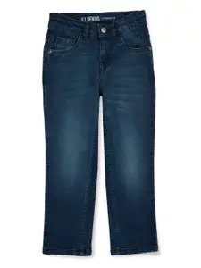 Gini and Jony Boys Mid Rise Clean Look Cotton Jeans