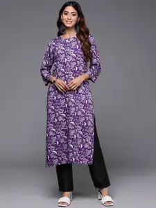 Indo Era Floral Printed Kurta