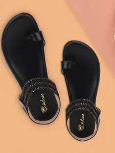 Picktoes Women Embellished One Toe Flats