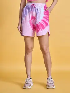 Nykd Women Pink Sports Shorts