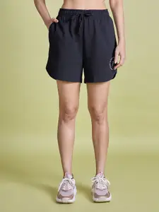 Nykd Women Mid-Rise Terry Cotton Regular Shorts