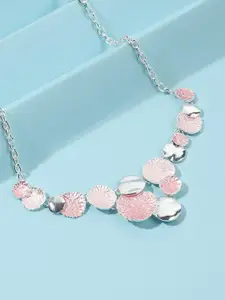 DressBerry Pink Silver-Plated Necklace