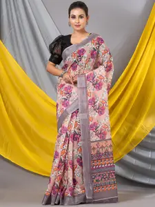 MAHALASA Floral Printed Designer Saree