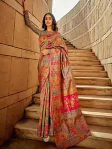Mitera Floral Designer Banarasi Saree