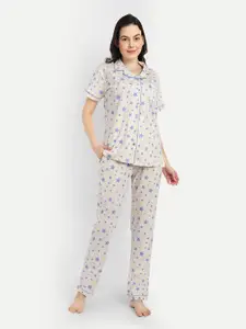 Bedtime story Printed Pure Cotton Night suit