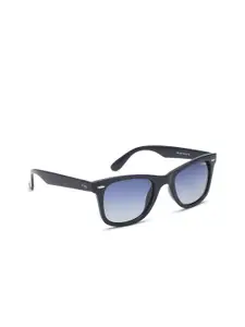 IRUS by IDEE Men Blue Lens & Blue Wayfarer Sunglasses with UV Protected Lens
