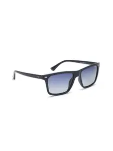 IRUS by IDEE Men Blue Lens & Blue Rectangle Sunglasses with UV Protected Lens