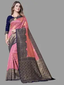 nirja Fab Woven Design Silk Blend Designer Banarasi Saree