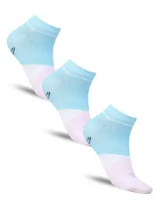 Dollar Socks Women Pack Of 3 Colourblocked Ankle Length Socks