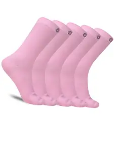 Dollar Socks Men Pack Of 5 Cotton Calf-Length Socks