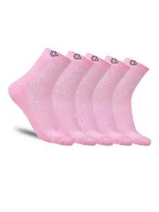 Dollar Socks Pack Of 5 Checked Above Ankle-Length Cotton Socks