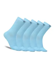 Dollar Socks Women Pack Of 5 Patterned Cotton Calf Length Socks