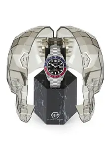 PHILIPP PLEIN Men Textured Stainless Steel Analogue Watch PWYBA0223