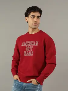 AMERICAN EAGLE OUTFITTERS Typography Printed Sweatshirt