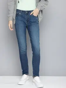 Levis Women 711 Skinny Fit Light Fade Stretchable Jeans