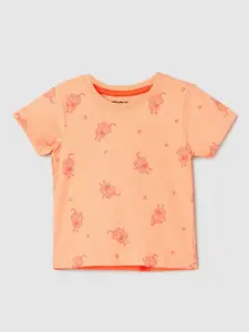 max Infant Boys Conversational Printed Pure Cotton T-shirt