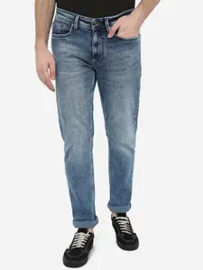 JADE BLUE Men Straight Fit Clean Look Stretchable Jeans