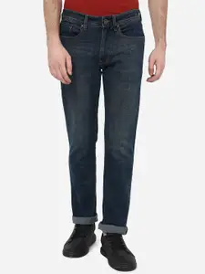 JADE BLUE Men Clean Look Straight Fit Stretchable Jeans