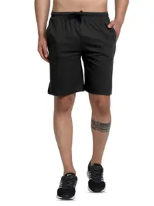 FTX Men Mid Rise Solid Shorts