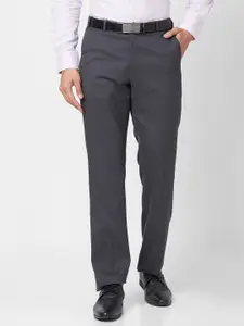 Park Avenue Men Checked Formal Trousers