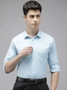 Park Avenue Slim Fit Micro Checked Formal Shirt