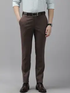 Park Avenue Men Mid Rise Super Slim Fit Formal Trousers