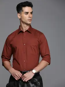 Raymond Pure Cotton Slim Fit Opaque Formal Shirt
