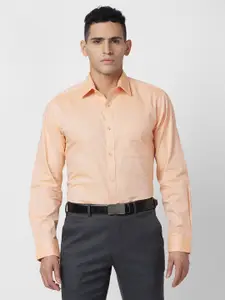 Raymond Self Design Slim Fit Pure Cotton Formal Shirt