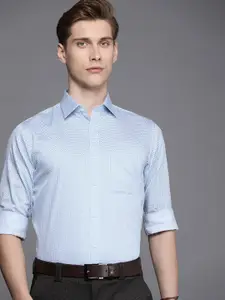 Raymond Pure Cotton Slim Fit Floral Printed Formal Shirt