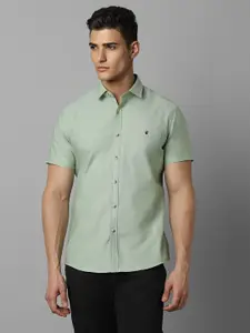 Louis Philippe Sport Men Green Slim Fit Casual Shirt