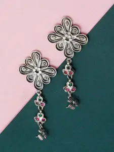 SANGEETA BOOCHRA  Floral Design Contemporary Drop Earrings