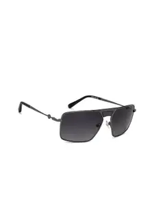 John Jacobs Men Rectangle Sunglasses with Polarised and UV Protected Lens 208131