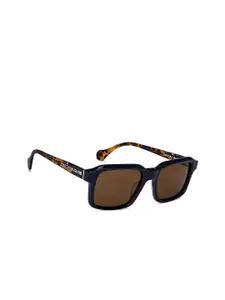 John Jacobs Men Square Sunglasses with Polarised and UV Protected Lens 208142