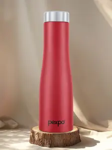 Pexpo MONACO Refrigerator Stainless Steel 970ml Single wall Red Water Bottle