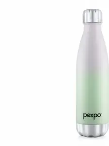 Pexpo Electro Purple & Green Stainless Steel Vacuum Insulated Flask Water Bottle 500 ML