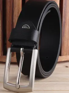 Provogue Men Textured Leather Formal Belt