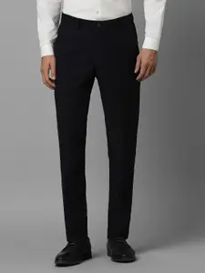 Louis Philippe Men Slim Fit Mid-Rise Trousers