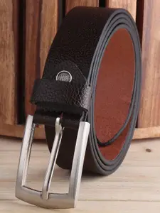 Provogue Men Textured Leather Formal Belt