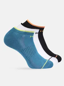 HRX by Hrithik Roshan Men Pack Of 3 Patterned Ankle-Length Socks
